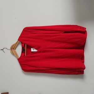 Banana Republic Sheer Long Sleeve Top